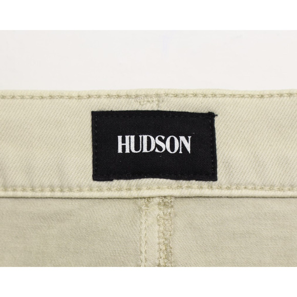 Hudson Jeans Reconstructed Denim Sheath Midiskirt on Cement Sz 32 - Picture 8 of 11